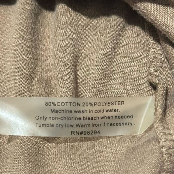 Onque Casuals Brown Quarter-Zip Pullover Jacket XL Soft Velour Blend Long Sleeve - Picture 4 of 9